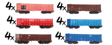 Piko 98559 - H0 - 24-tlg. Set Hobby Wagenpaket Herbst 2026, Ep. V-VI